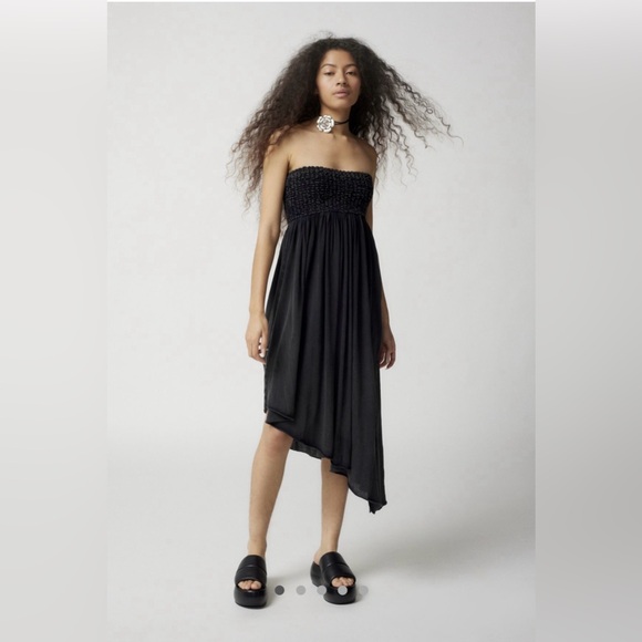 Urban Outfitters Out From Under Tessa Convertible Mini Dress -black (size S) - Picture 1 of 9
